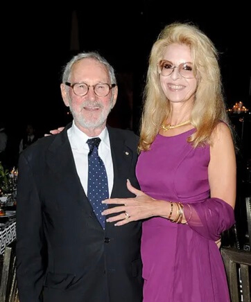 Norman Jewison and his current wife.